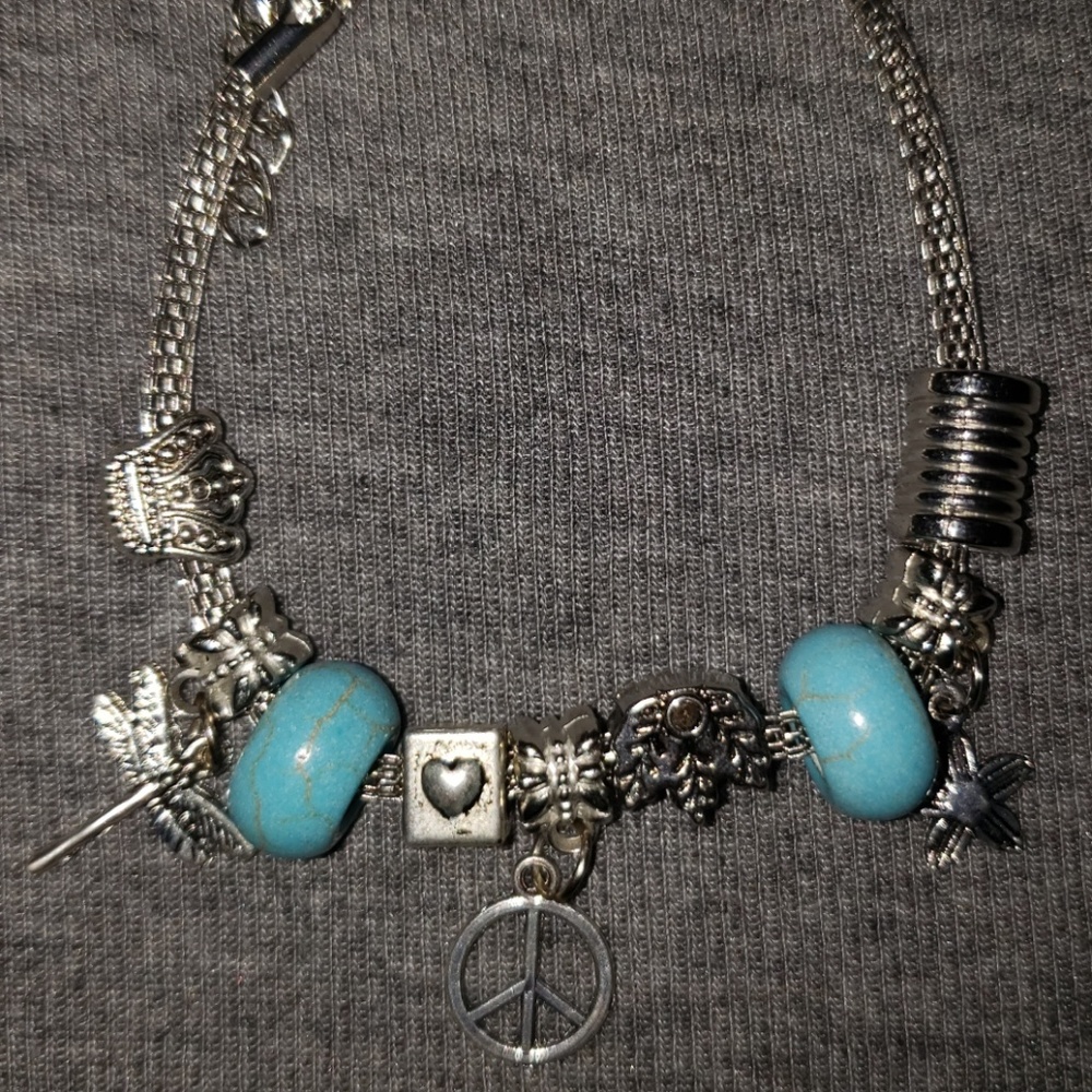 Turquoise/Silver Bracelet.